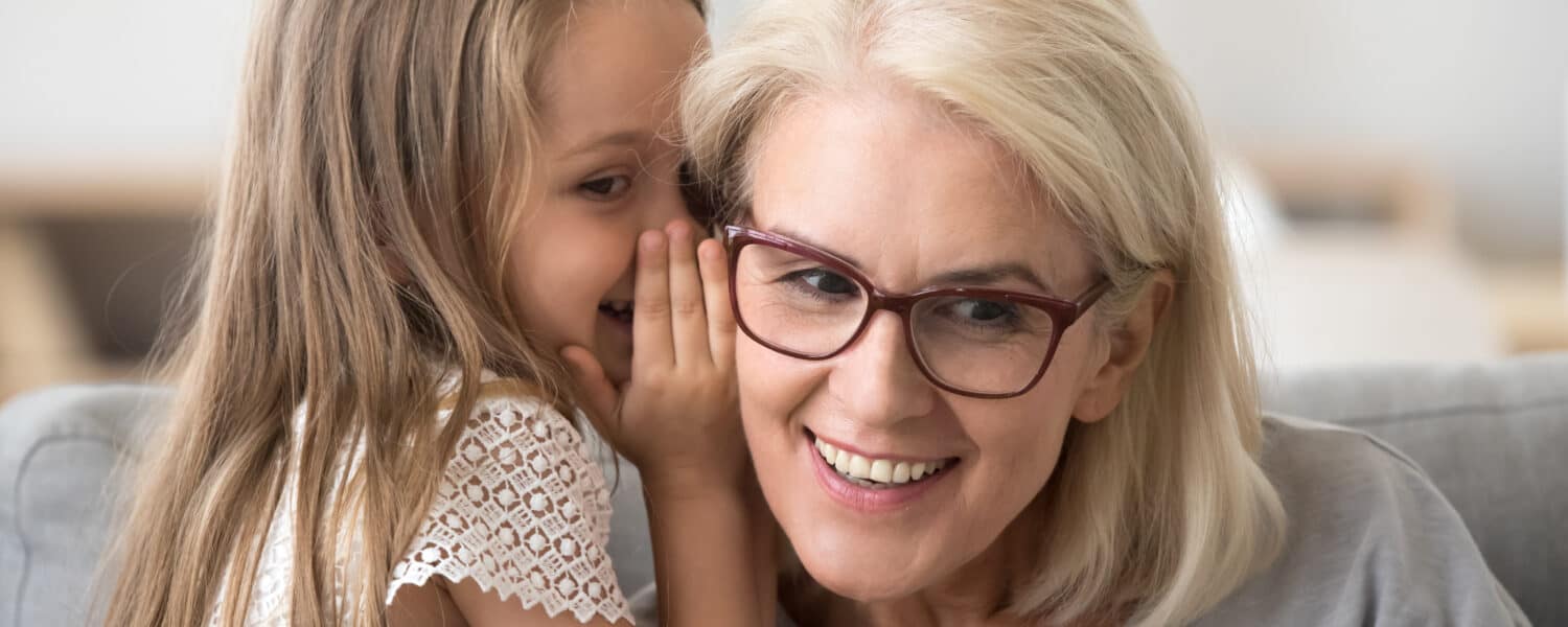 Good sound quality. Granddaughter whisper into her attractive, grandmother's ear. The grandmother wears invisible hearing aids after the best online hearing test but can hear because of good sound quality.