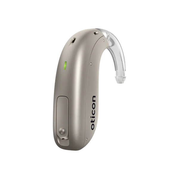 Oticon Real Hearing Aid with transparent background